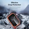 DUX DUCIS futerał BAMO do Apple Watch serii 10 46 mm czarno pomarańczowy