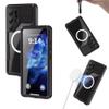 Futerał do Samsung S25 ULTRA Shellbox MARS wodoodporny z metalowym ringiem czarny
