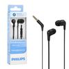 Słuchawki przewodowe douszne Jack 3,5 mm Philips TAE1105BK/00 czarne