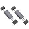 Czytnik kart SD / TF Hoco USB A / USB C 3.0 HB45 szary