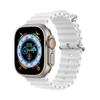 DUX DUCIS pasek OCEAN WAVE silikonowy do Apple Watch 42 / 44 / 45 mm biały