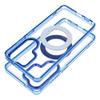Etui na Samsung A17 / A18 Frame Circle Stand zgodne z MagSafe granatowe