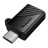 Czytnik kart TF 2.0 USB-C Hoco HB53 czarny