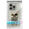 NIMMY futerał GLASSES COOL DOG do IPHONE 15 Pro szary