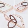 Etui na iPhone 17 Frame Circle Stand zgodne z MagSafe złote