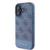 GUESS futerał do IPHONE 16 GUHCP16SG4GLBL (4G PU Bottom Stripe) niebieski