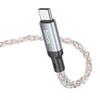 Kabel USB A do USB C Hoco 3A 1 m U112 szary