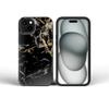 Etui na iPhone 15 PRO MAX Forcell F-Protect Mirage zgodne z MagSafe Military Drop-Test black marble