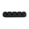 Organizer silikonowy samoprzylepny Blue Star PJ-OCZ23 na 4 kable - czarny (1 szt.)