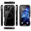 Futerał do iPhone 16 PRO MAX Shellbox GT wodoodporny zgodny z MagSafe czarny