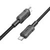 Kabel USB C do USB C Hoco PD 3A 60W 1 m X94 czarny