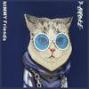NIMMY futerał GLASSES COOL CAT do IPHONE 15 Pro Max niebieski