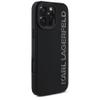 KARL LAGERFELD futerał do IPHONE 16 Pro Max KLHCP16XRBKGVCK (3D Rubber Elongated Glitter) czarny