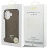 GUESS futerał do IPHONE 17 kompatybilny z MagSafe GUHMP17SPSDTSCMW (PU W/ Triangle Logo) brązowy