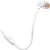 Słuchawki przewodowe douszne Jack 3,5 mm JBL T110 białe
