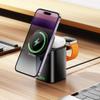Ładowarka indukcyjna Hoco 3w1 15W kompatybilna z Apple Watch CQ20 czarna