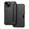 Etui z klapką na iPhone 14 Razor Book czarne