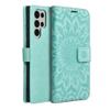 Etui z klapką na Samsung S22 ULTRA Mezzo Book mandala zielone