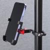 Uchwyt rowerowy / na hulajnogę na telefon aluminiowy FSBHD-106-3 czarny