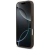 GUESS futerał do IPHONE 17 Pro kompatybilny z MagSafe GUHMP17LP4RPSW (4G Printed Stripes) brązowy