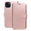 Etui z klapką na iPhone 15 PLUS Mezzo Book mandala złoto-różowe