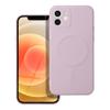 Futerał do iPhone 12 Silicone Mag Cover zgodny z MagSafe różowy