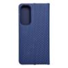 Etui z klapką na Samsung A55 5G Luna Book Carbon niebieskie