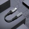 Adapter AUX USB C do Jack 3,5 mm Hoco 0,12 m LS36 czarny