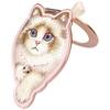 NIMMY zawieszka magnetyczna DENIM FASHION RAGDOLL CAT różowa