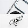 Etui na iPhone 13 PRO Frame Circle Stand zgodne z MagSafe czarne