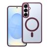 Futerał do Samsung S25 PLUS Matte Mag Cover zgodny z MagSafe czerwony