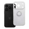 Etui na iPhone 18 Pro / 17 Pro Silicone Ring srebrne