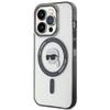 KARL LAGERFELD futerał do IPHONE 15 Pro KLHMP15LHKHNOTK (Karl Head + MAG) transparentny
