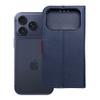 Etui z klapką na iPhone 17 PRO Split Book granatowo-czerwone