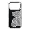 Futerał do iPhone 17 PRO MAX Teddy Bear srebrny