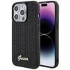 GUESS futerał do IPHONE 15 Pro GUHCP15LPMSDGSK (Disco Script Metal) czarny