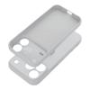 Etui na iPhone 18 Pro / 17 Pro Silicone Ring srebrne