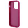 GUESS futerał do IPHONE 15 Pro GUHCP15LPS4DGPP (Strass Metal Logo) różowy