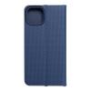 Etui z klapką na iPhone 14 Luna Book Carbon niebieskie