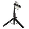 Selfie stick tripod z pilotem bezprzewodowym + światłem LED Hoco K34 czarny