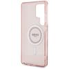 GUESS futerał do SAMSUNG S25 Ultra GUHMS25LPFTDTEP (Magnetic IML Rhinestones) różowy