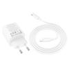Ładowarka sieciowa do telefonu Hoco 2 x USB C + 2 x USB A QC3.0 PD 3A 30W + kabel USB C do Lightning N56 biała