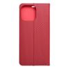 Etui z klapką na iPhone 16 PRO MAX Luna Book Carbon czerwone