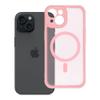 Futerał do iPhone 15 Full Matte Mag Cover zgodny z MagSafe jasnoróżowy