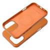 Futerał LEATHER MAG COVER kompatybilny z MagSafe do IPHONE 16 Pro Max pomarańczowy