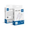 Kabel USB C do USB C Blue Star 3A 60W 1 m DC-001CC3.0 biały
