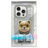 NIMMY futerał COOL&CUTE 2.0 Bear do IPHONE 15 Pro szary