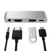 Adapter HUB 4w1 USB C Satechi Mobile Pro Hub ST-TCMPHS srebrny