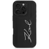 KARL LAGERFELD futerał do IPHONE 16 Pro KLHCP16LPGPVKSK (Grained PU Cardslot Metal Signature) czarny