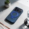 Etui na iPhone 18 Pro / 17 Pro Quartz Circle Stand Mag Cover granatowe